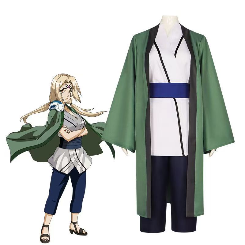 Cosplay Anime Tsunade - Tsunade Cosplay Kostuum Volledige Set Vijfde