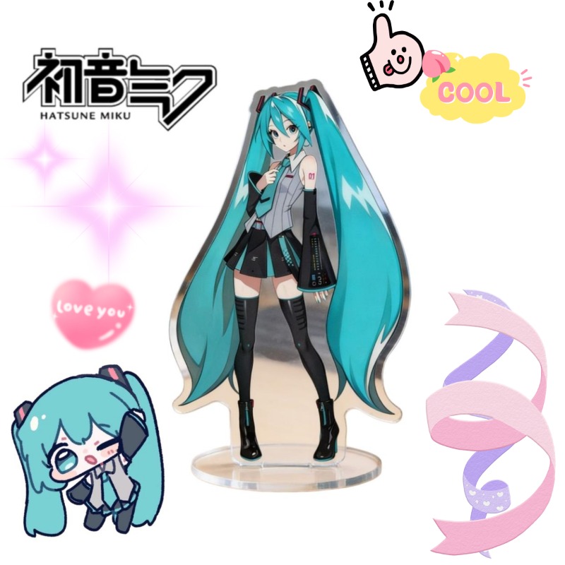 Anime Cosplay Japan - Hatsune Miku 10 cm acrylstandaard Leuke