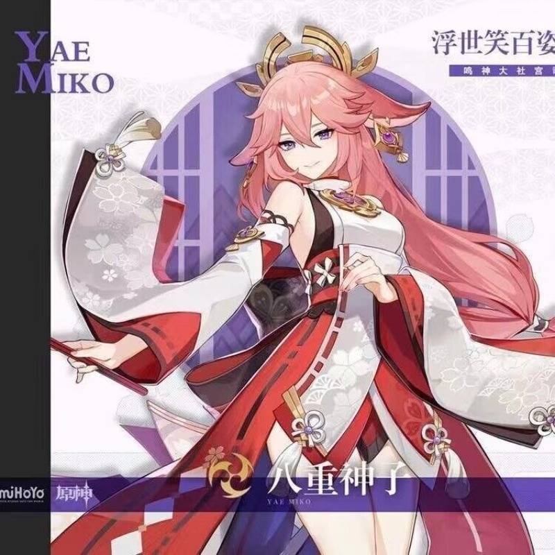 Genshin Impact Yae Miko Cospla - Anime Cosplay Kostüm recensie en prijs