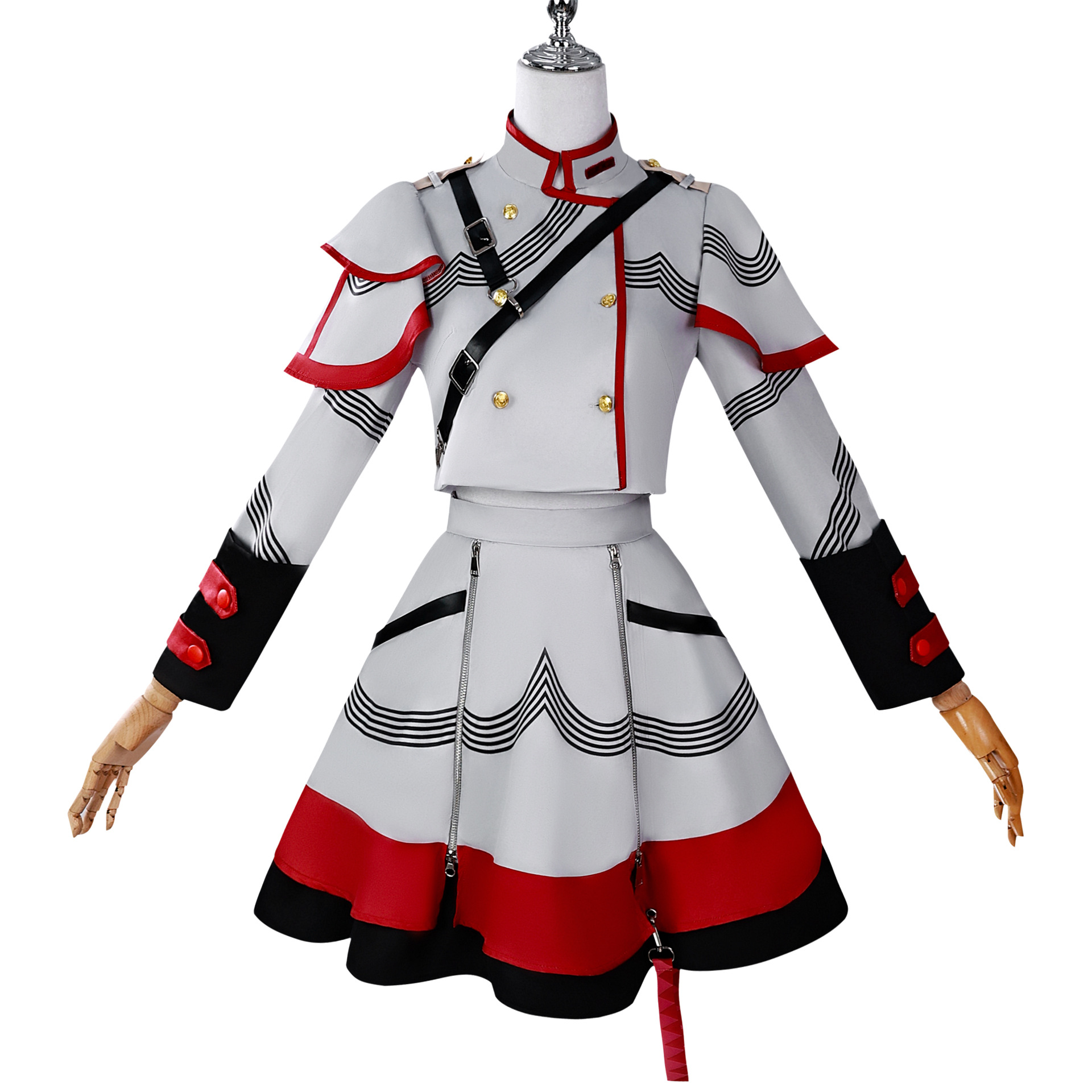 Kasane Teto cosplay kostuum vo - Anime Cosplay Makeup recensie en prijs