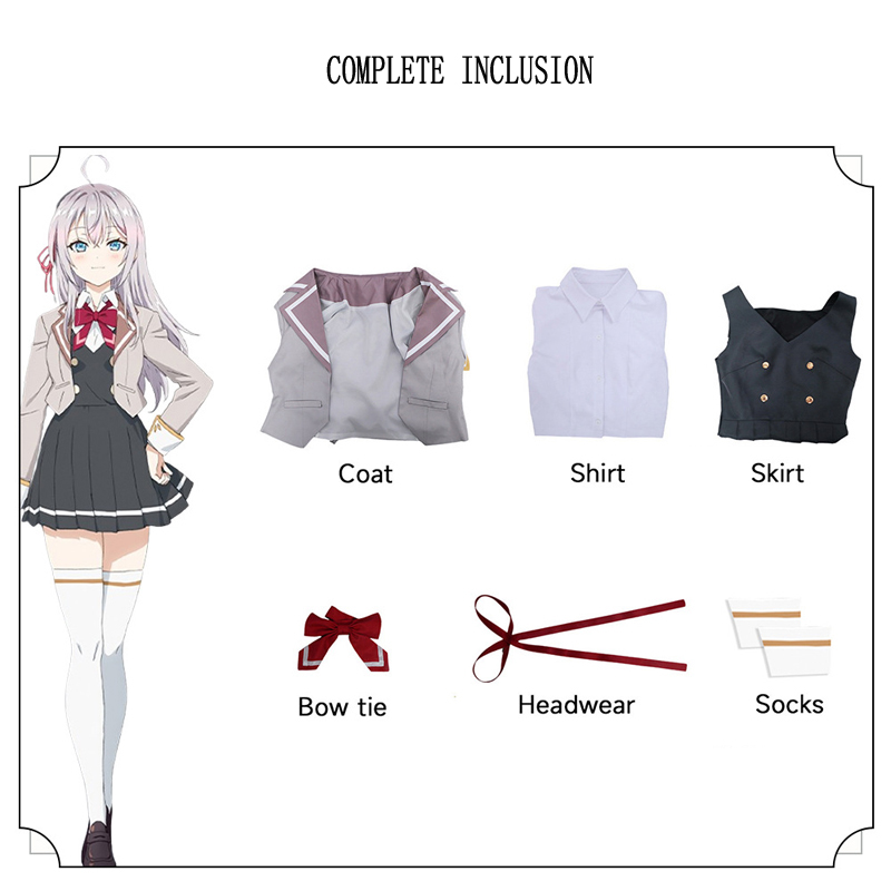 Anime Alya Soms Verbergt Haar  - Anime Cosplay Alya recensie en prijs