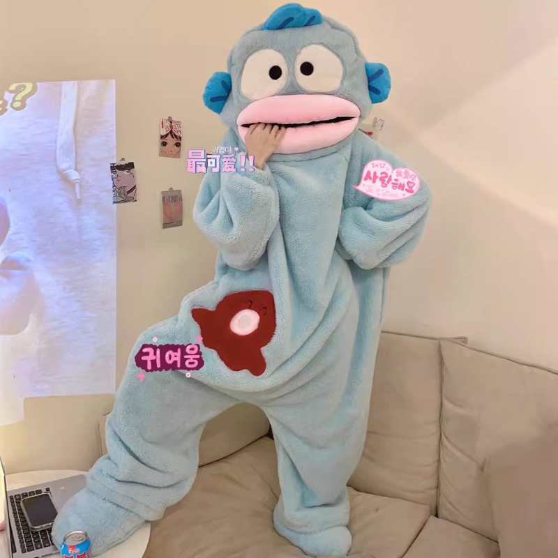 Hangyodon Schattige Vis Onesie - Anime Cosplay Thick recensie en prijs