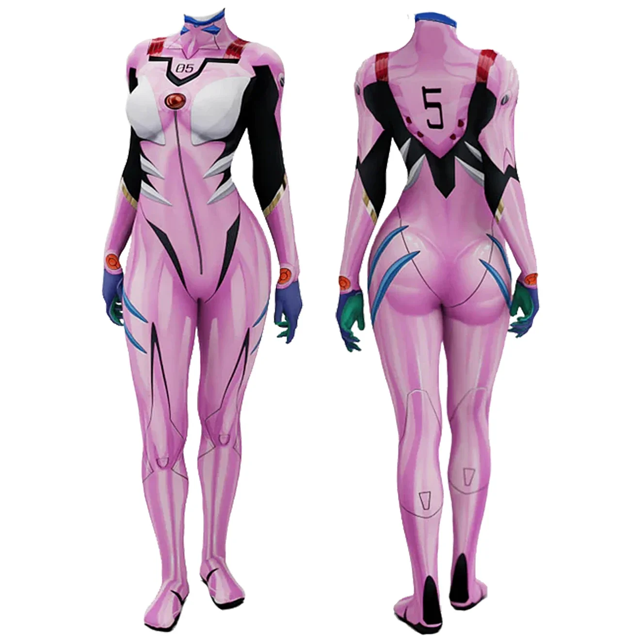 Anime EVA 05 Makinami Cosplay  - Anime Cosplay Girl recensie en prijs