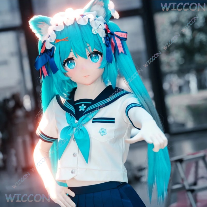 Kigurumi Vrouwelijke Gezichtsm - Anime Cosplay Diy recensie en prijs