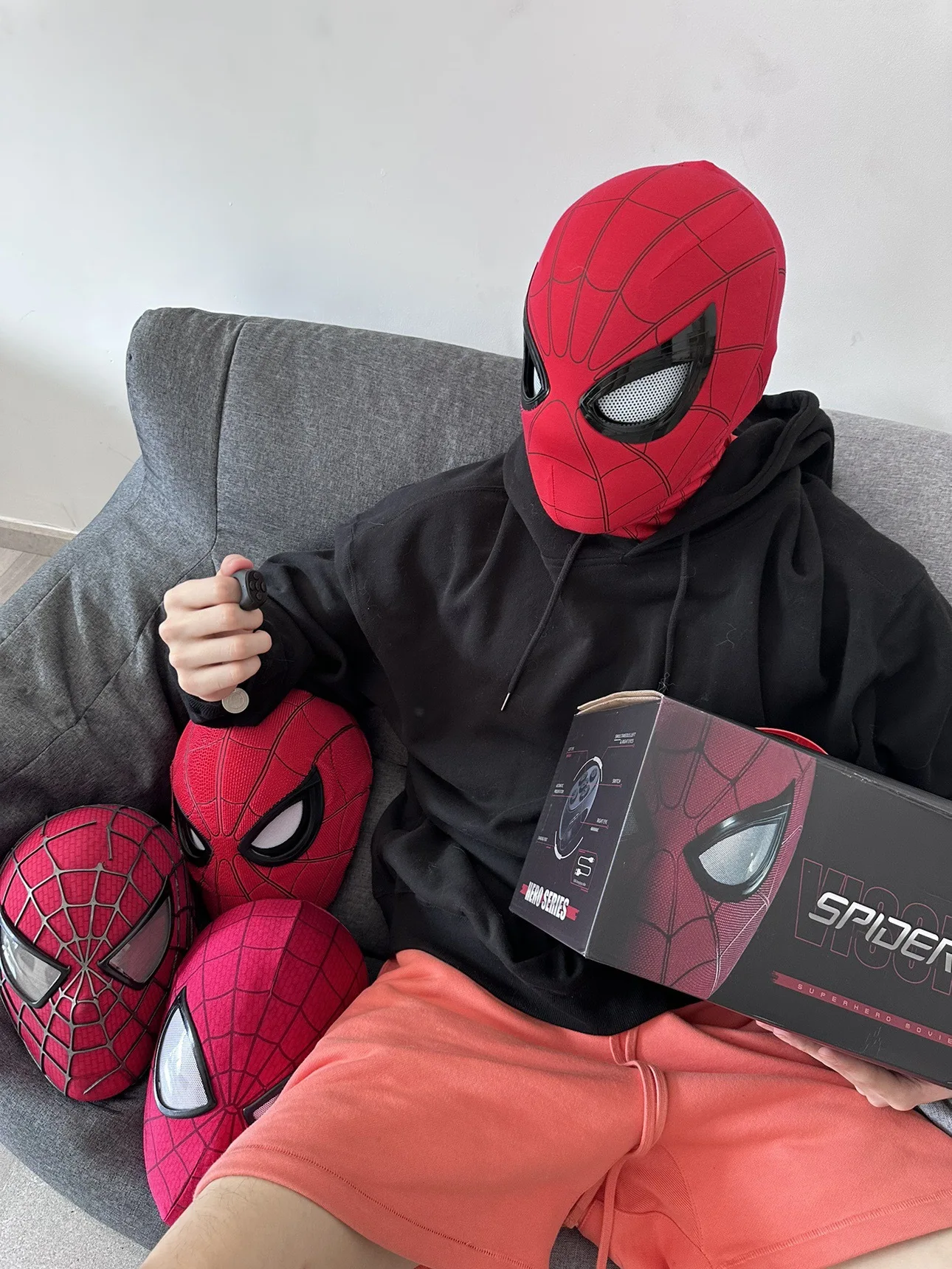 1:1 Spider-Man Helmmasker met  - Anime Cosplay Eyes recensie en prijs